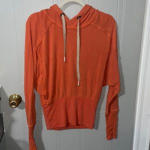 Free People Orange Hoodie